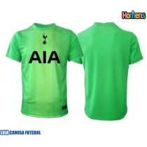 Camisa de Futebol Tottenham Hotspur Goleiro Equipamento Principal 2025-26 Manga Curta